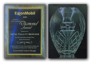 Tier One Aztec Awarded Safety Achievement and Inagural Stellar-Awards by ExxonMobil