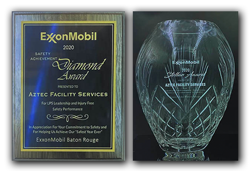 Tier One Aztec Awarded Safety Achievement and Inagural Stellar-Awards by ExxonMobil