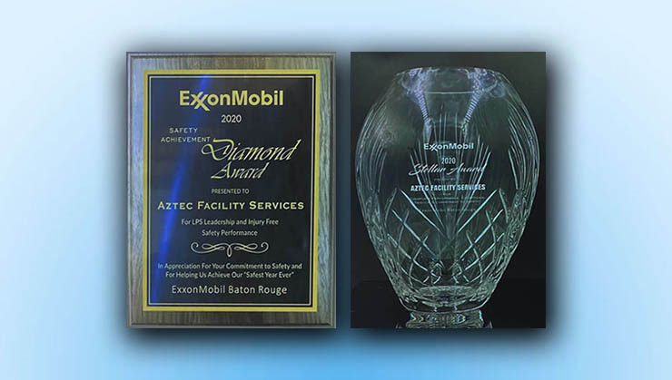 Tier One Aztec Awarded Safety Achievement and Inagural Stellar-Awards by ExxonMobil